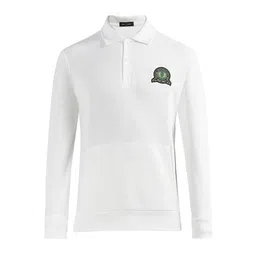 Fred Perry Shirt Collar Long Sleeves Cotton Pullover Sweatshirt image 5