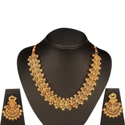 Women Click Peacock Design Jewellery Set-picture-12