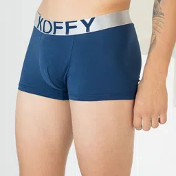 KOFFY Pack Of 2 Cotton Mid Rise Breathablity Trunks KOFFY_KI27_AFBU_GN_2PC image 3