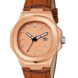 SWADESI STUFF Men Dial & Straps Analogue Watch SDS 164 ROSEGOLD 2031 image 5