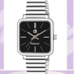 REBOOT Men Dial & Straps Analogue Watch sh_New172_151 Black Designer Square-picture-36