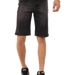 VRONE Men Denim Denim Shorts image 2