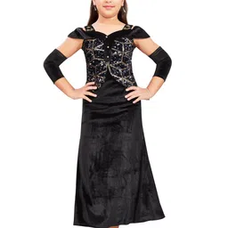 Lei-Chie Velvet Maxi Dress-picture-49