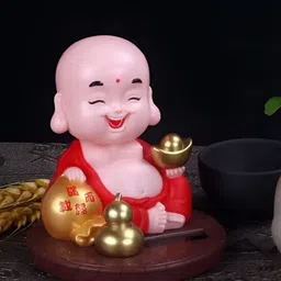 Aura Pink Buddha Idol Showpiece-image-26