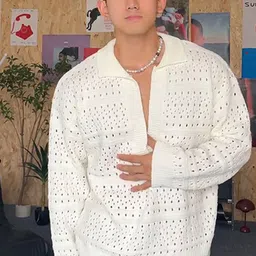 StyleCast x Revolte Lapel Collar Pullover-picture-17