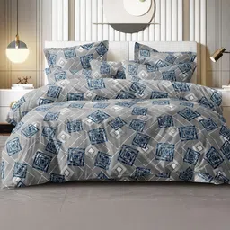 kurry home furnishing Multicoloured Egyptian Cotton Superfine Super King Bedsheets-picture-22