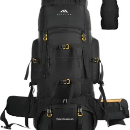 TREKSPHERE 80L Travel Backpack withRain Cover Hiking Trekking Bag Rucksack- 80 L-image-0