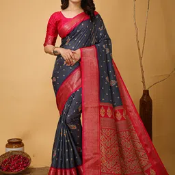 HI FI NX Leheriya Silk Cotton Kanjeevaram Saree-picture-18