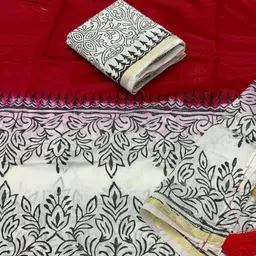 SK Fancy Luggage Ethnic Motifs Printed Saree With Blouse image 2