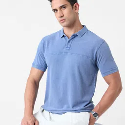 The Souled Store Men Polo Collar Slim Fit T-shirt-picture-23