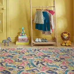 kaleen india Anti-Skid Backing Washable Indoor-Outdoor Rugs image 5