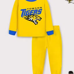 YK X Trampoline Kids Pack Of 2 Graphic Printed Sweatshirt With Pyjamas image 2