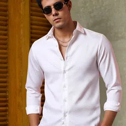 Metronaut Men Spread Collar Long Sleeves Casual Shirt image 3