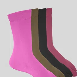 INDUS CLOUD Women 4 Pairs Wool Winter Socks-picture-12