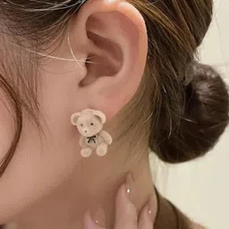 AKISON JEWELS Teddy Studs Earrings image 2