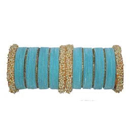 trylo fashion Set Of 2 Stone Studded & Beads Bangles-picture-39