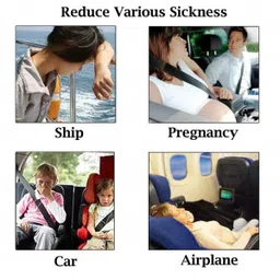 ezyfit Motion Sickness Relief Bands Anti Nausea Wristband 2 Pair Boys & Girls Wrist Band image 4