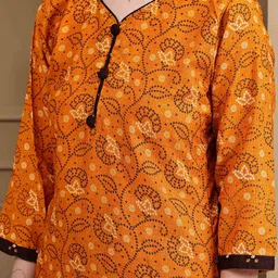 Roly Poly Women Bandhani Printed Kurta with Salwar & Dupatta image 2