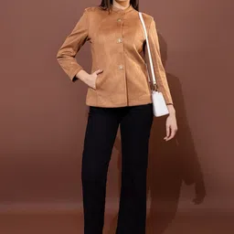 GFO Mandarin Collar Overcoat image 3