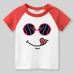 INCLUD Boys Graphic Printed Round Neck Raglan Sleeves Regular Fit Casual T-Shirt-picture-17