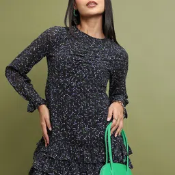 Tokyo Talkies Floral Print Fit & Flare Mini Dress-picture-33