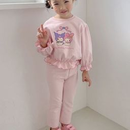 LULU & SKY Girls Printed Night suit-picture-5