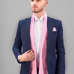 Tossido Men Woven Design Reversible Stole image 3