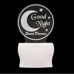 1ST TIME Red & White Printed Acrylic Contemporary Abstract Shaped Shaped Wall Lamp image 3