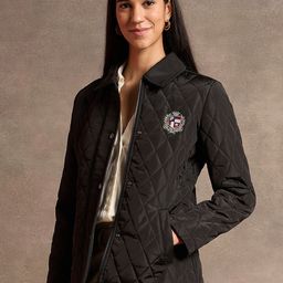 U.S. Polo Assn. Women Spread Collar Solid Casual Quilted Jacket-picture-22