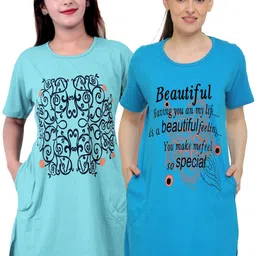 DDASPRATION Women 2 Printed Pockets T-shirt image 3