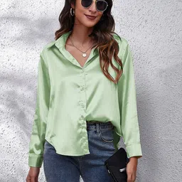 Oh Rare Women V-Neck Drop-Shoulder Sleeves Pockets T-shirt-image-94