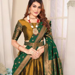 tathastufab Graphic Print Semi Stitched Lehenga Choli image 3