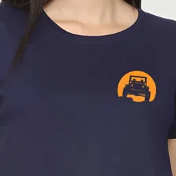 SZN Women Printed Applique T-shirt image 2