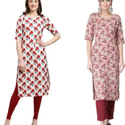 Ethnic basket Women Multicoloured Kurtas-picture-31