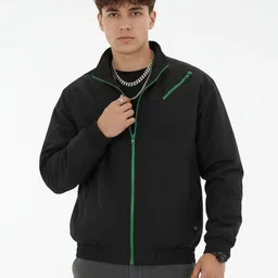 glitchez Mock Collar Bomber Jacket-picture-38