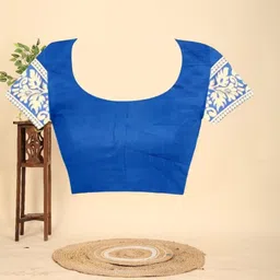 VADHAI Ethnic Motifs Zari Silk Cotton Handloom Kanjeevaram Saree image 4