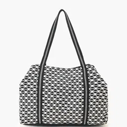 Anouk Checked Bucket Shoulder Bag with Quilted-picture-16