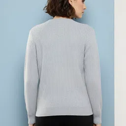 The Roadster Lifestyle Co Self design Woollen Pullover image 2