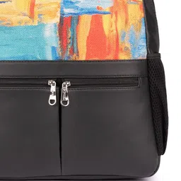 ZOUK Men Graphic Backpack with Compression Straps image 5