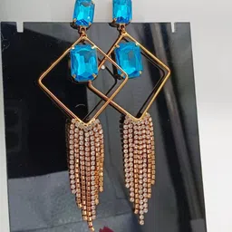 MUNMUN'S Geometric Drop Earrings-picture-15