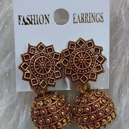 MUNMUN'S Floral Jhumkas Earrings image 3