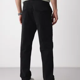 Mast & Harbour Men Straight Fit Casual Trousers image 4