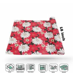 Mopak Decor Red Set of 1 Regular Shelf Liner Organisers image 5