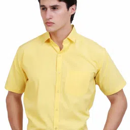 APPEL TOUCH Plus Size Classic Spread Collar Half Sleeves Formal Shirt-picture-11