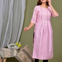 Lerkiza Women Maternity Anarkali Kurta-picture-27