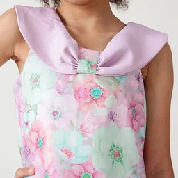 One Friday Floral Print A-Line Dress image 5