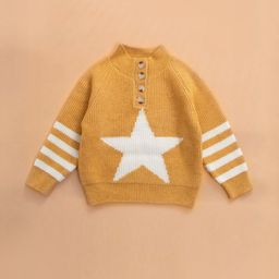 Hopscotch Boys Colourblocked Striped Pullover-picture-16