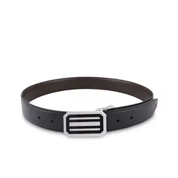 Pacific Gold Men Textured Reversible Formal Belt-picture-1