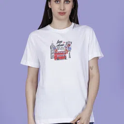 STARFOX Women Floral Printed Applique T-shirt-image-64