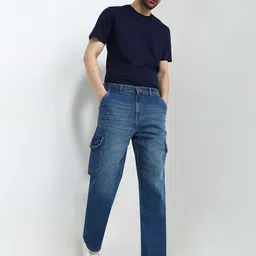 Parx Men Original Slim Fit Low-Rise Light Fade Stretchable Jeans image 3